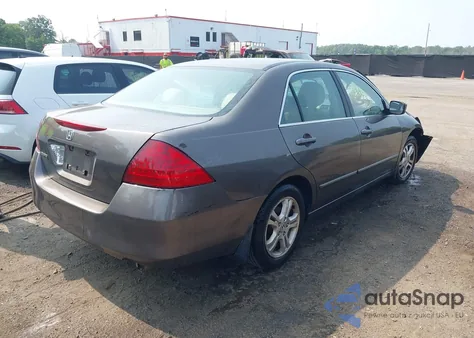 2007 Honda Accord 2.4 Ex из США, поврежденный, VIN 1HGCM56727A053632